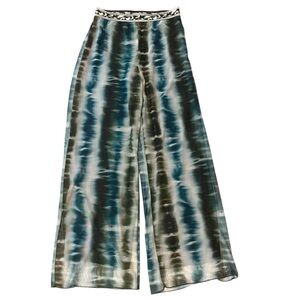 NWT Petit Pois Viviana G Blue Green Tie Dye Mesh Lizzy Dee Water Pant Sz M